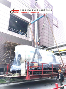 上海华力微电子-冷水机组吊装工程